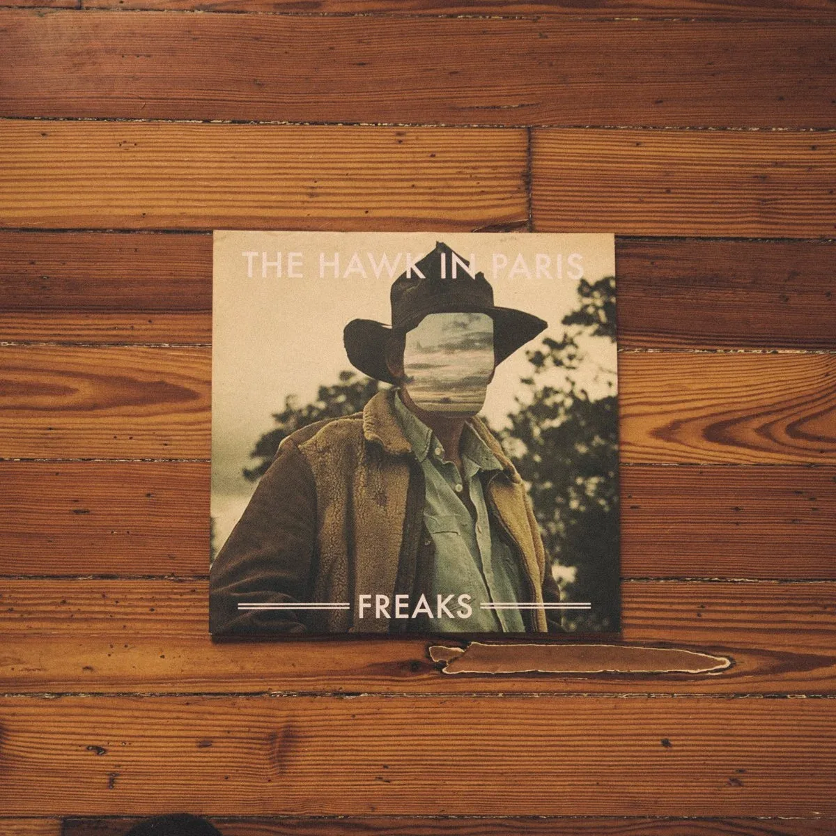 Freaks vinyl record and album sleeve on a wood surface