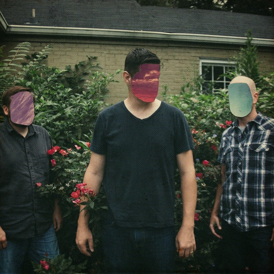 Freaks band portrait with layered color across the faces