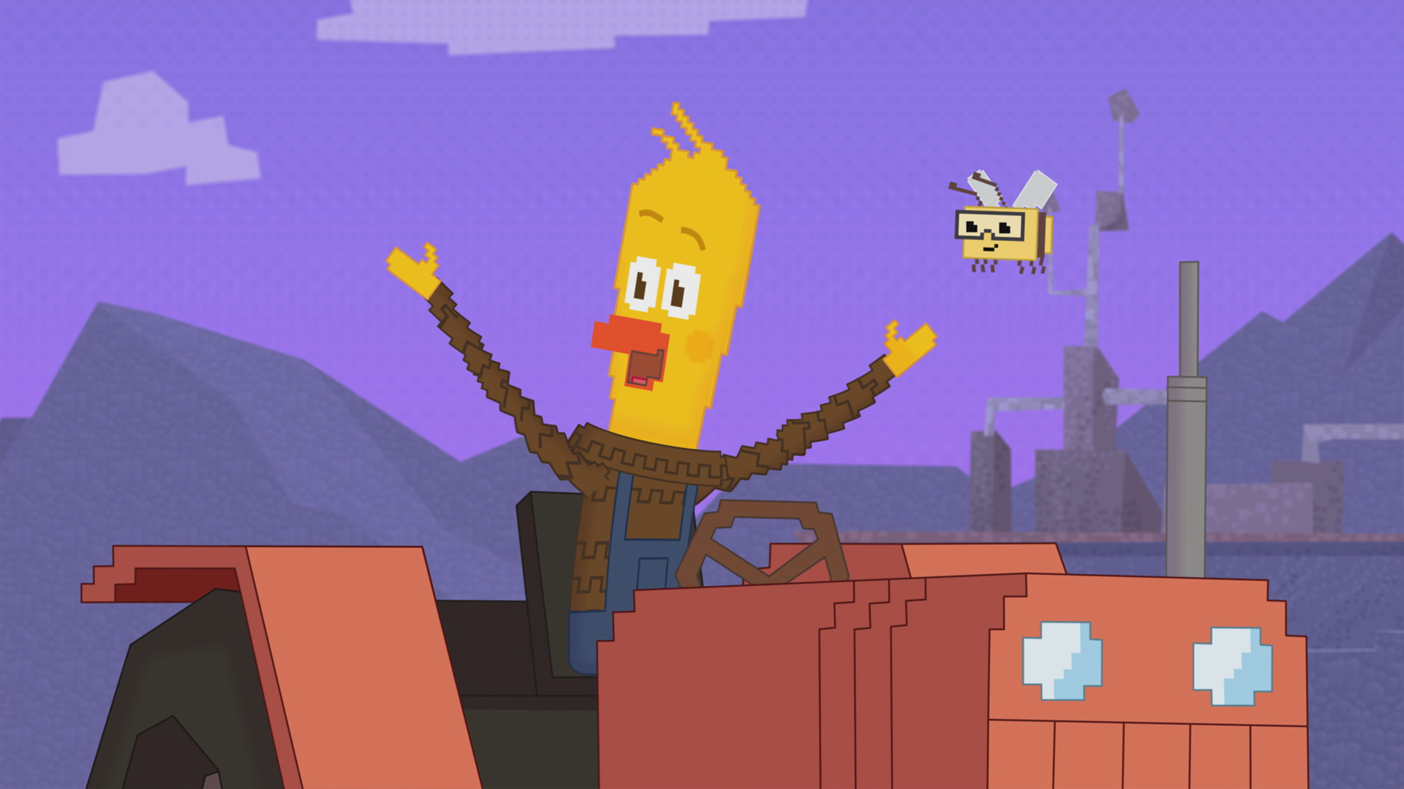 Archibald animated series still showing an interior environment