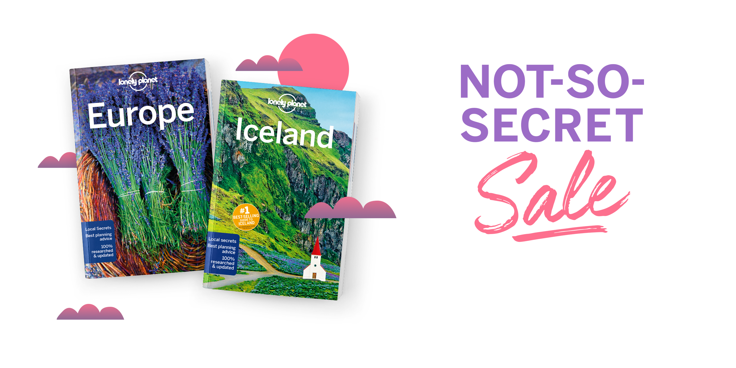 Lonely Planet shop campaign desktop layout