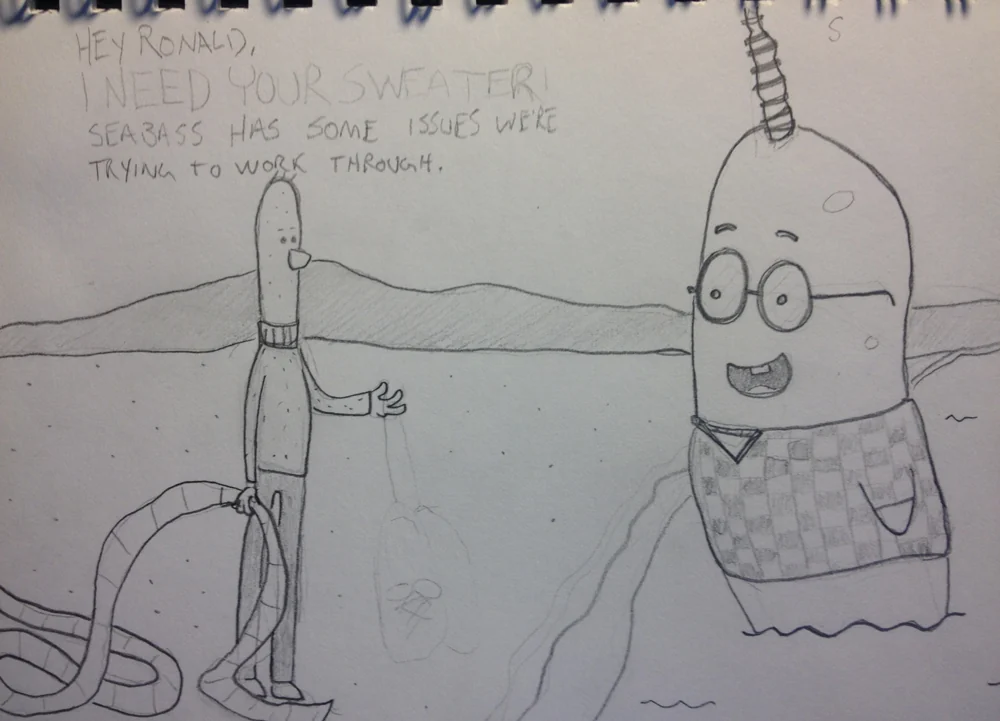 Early Archibald dialogue and character exploration